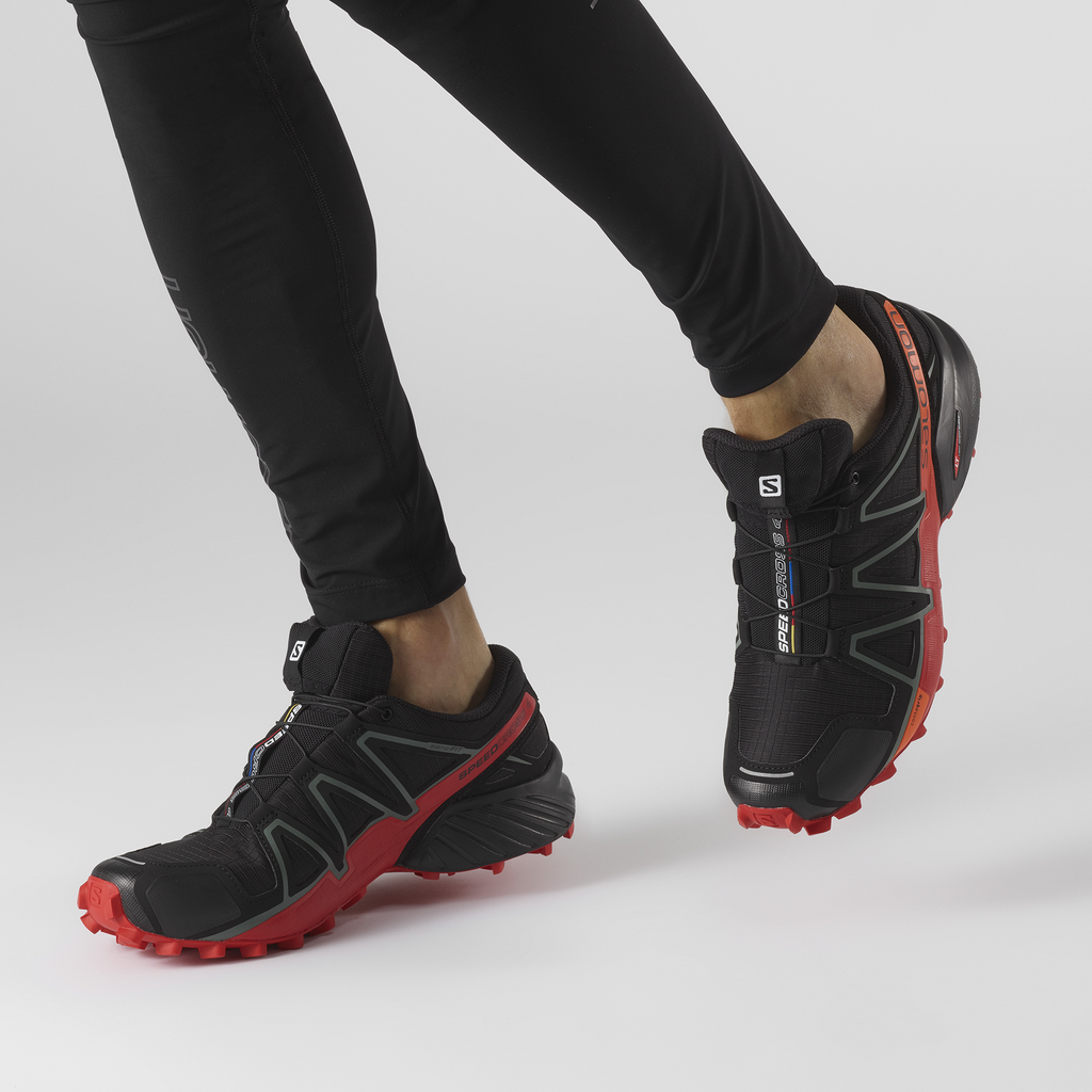 Black salomon speedcross 4 sales