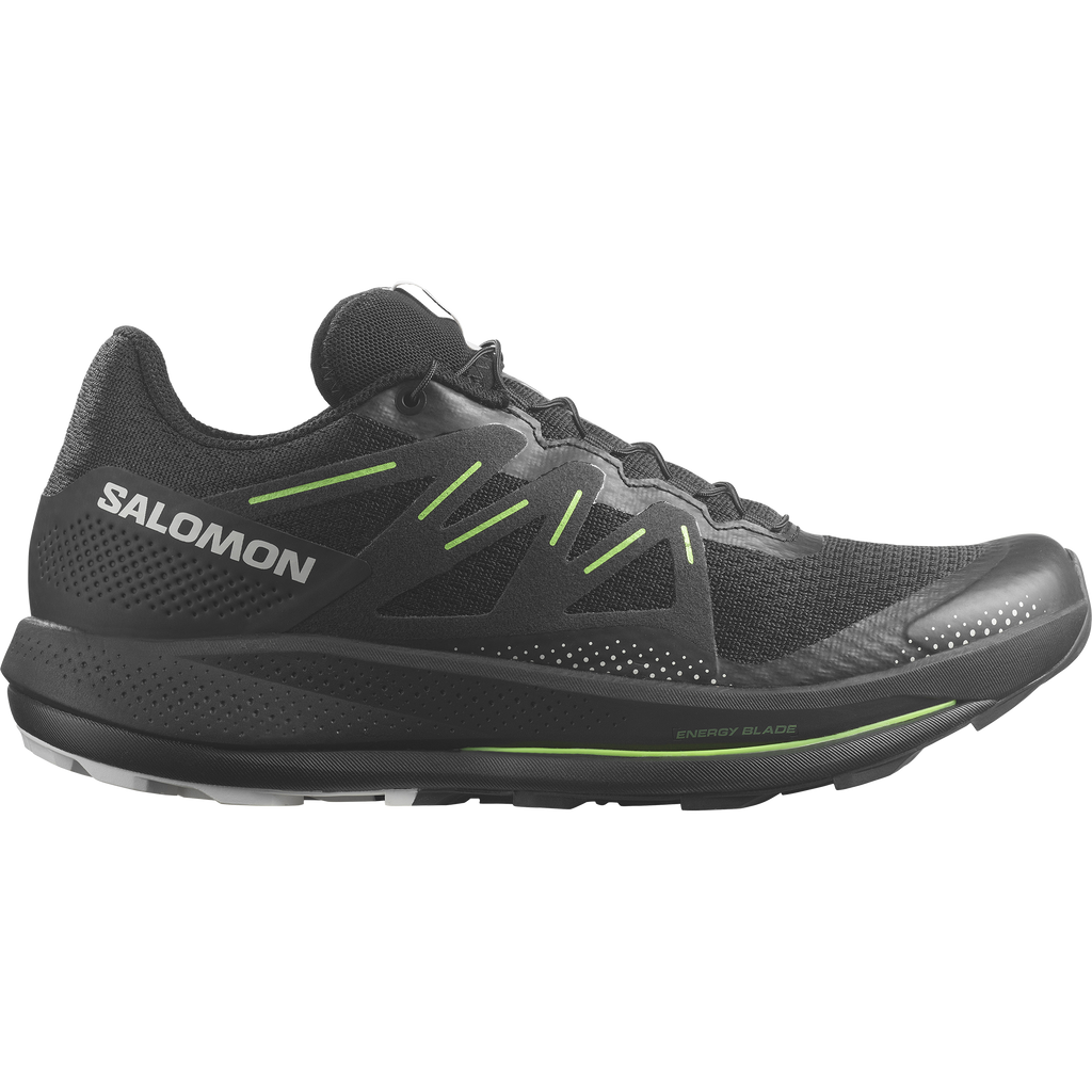 Salomon black trail best sale running shoes