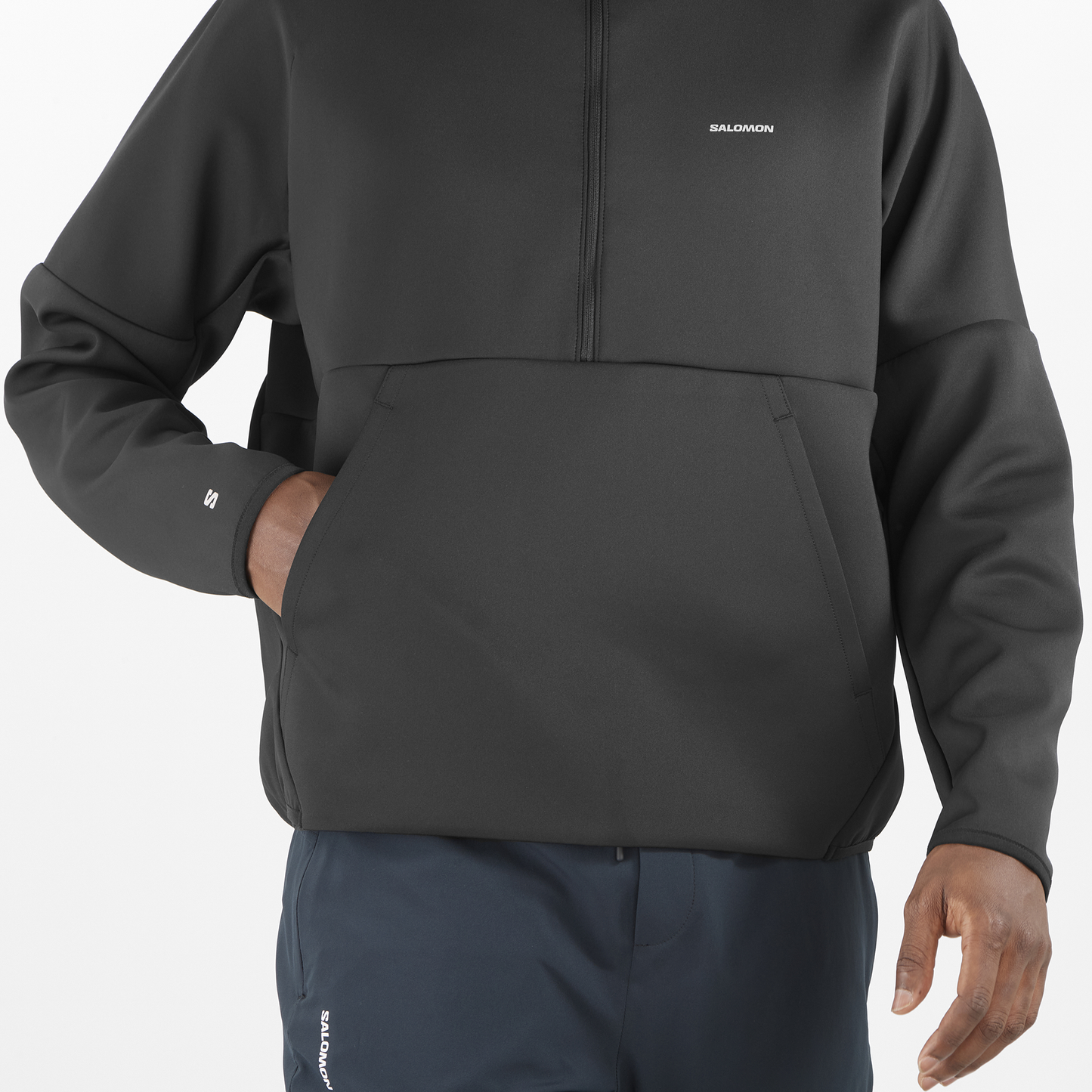 SHAKE HALF ZIP HOODED SWEATER MEN'S