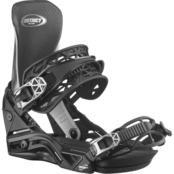 Salomon District Pro Team Snowboard Bindings 2025 | evo