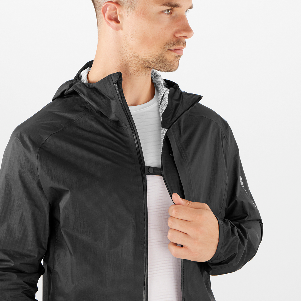 Snap on cheap rain jacket