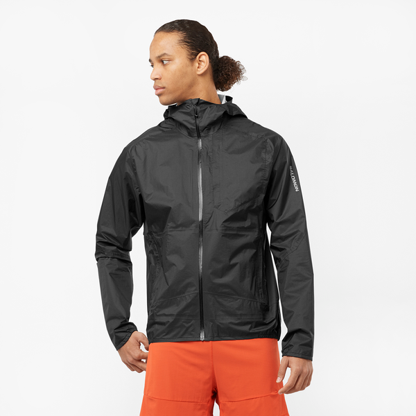 BONATTI TRAIL JACKET （メンズ）DEEP BLACK L BONATTI TRAIL Men's Shell Jacket | Salomon