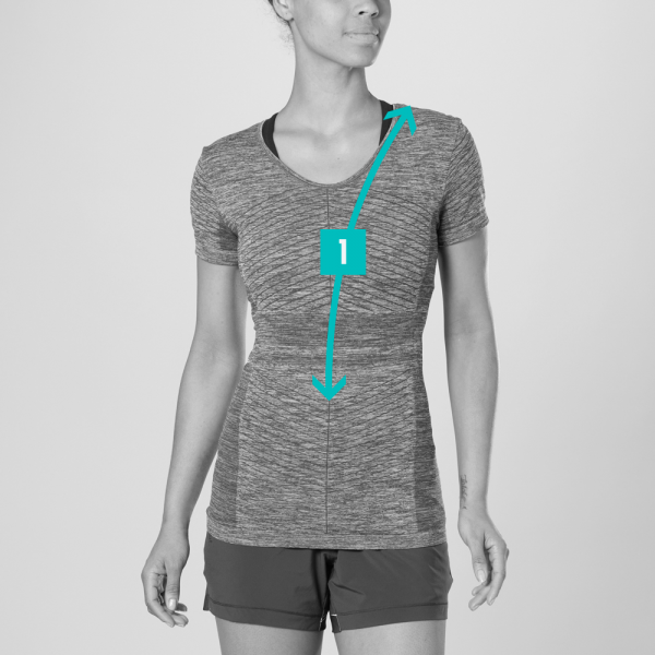 How to measure - Women's Back Protection